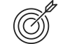arrow on a target icon